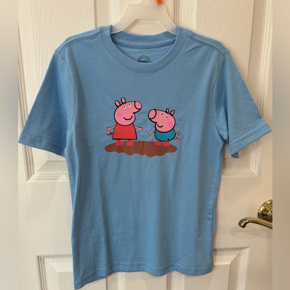 Custom Peppa Pig & George Shirt size 6/7.  Perfect for Peppa Pig/Legoland vacay
